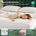 Mattress Topper Extra-Thick Cooling Tencel Lyocell