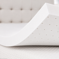 Mattress Topper Gel-Infused Memory Foam Removable Bamboo Cover
