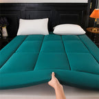 Mattress Topper Plush Pillow Top Deep Pocket Fit Breathable