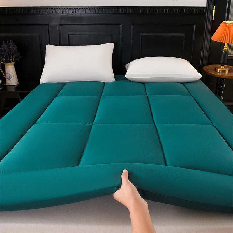 Mattress Topper Plush Pillow Top Deep Pocket Fit Breathable