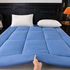 Mattress Topper Plush Pillow Top Deep Pocket Fit Breathable