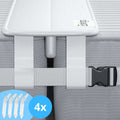 Mattress Wedge Gap Filler Foam Core & Double Tension Strap