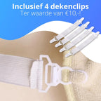 Mattress Wedge Gap Filler Foam Core & Double Tension Strap