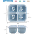 Meal Prep Box 4-Compartment BPA-Free Microwave & Dishwasher Safe