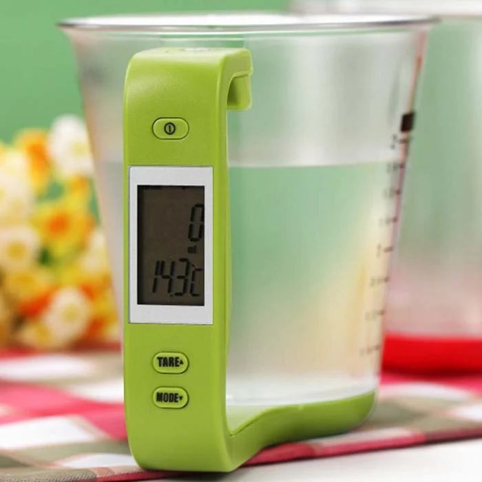 Measuring Cup Scale Integrated LCD Display & Tare Multi-Unit