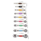 Measuring Spoon Set Stainless Steel Magnetic Stacking & Double-Sided