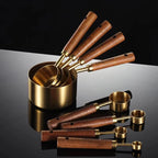 Measuring Spoons & Cups 8-Piece Stainless Steel Engraved Measurements