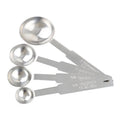 Measuring Spoons Stainless Steel Engraved Measurements 6-Piece