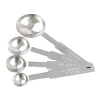 Measuring Spoons Stainless Steel Engraved Measurements 6-Piece