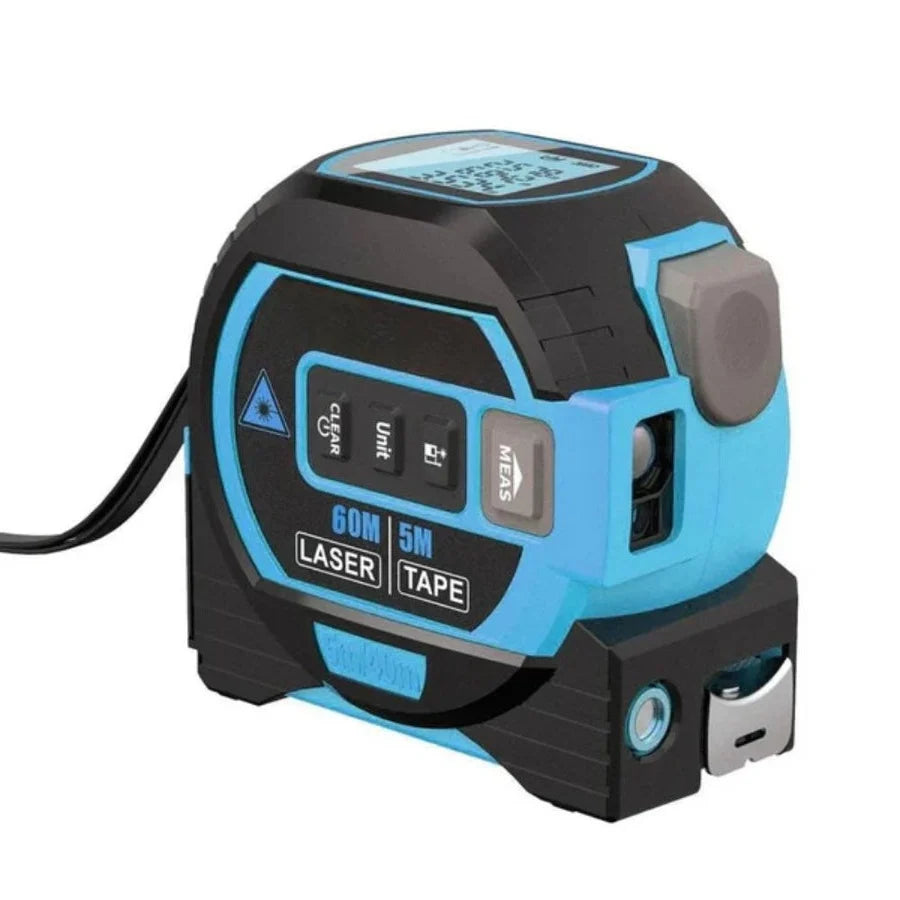 Measuring Tape 3-in-1 Laser Rangefinder Backlit LCD