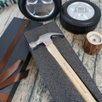 Measuring Tape & Hammer Set Laser Engraved Wood Handle