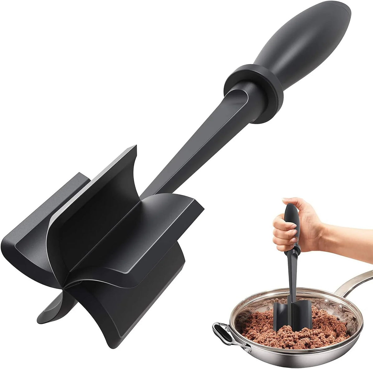 Meat Chopper Heat-Resistant Nylon Non-Scratch