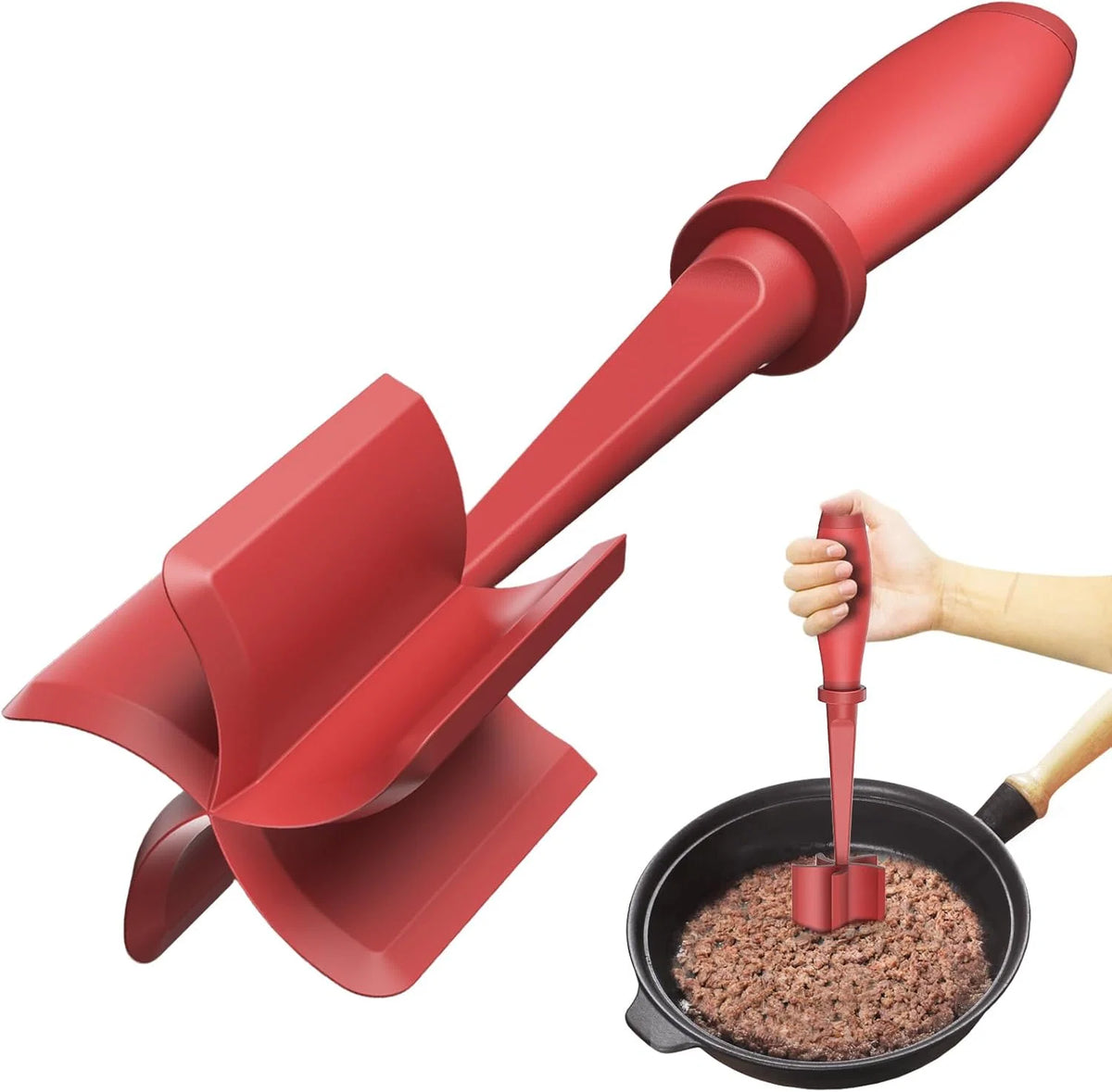 Meat Chopper Heat-Resistant Nylon Non-Scratch