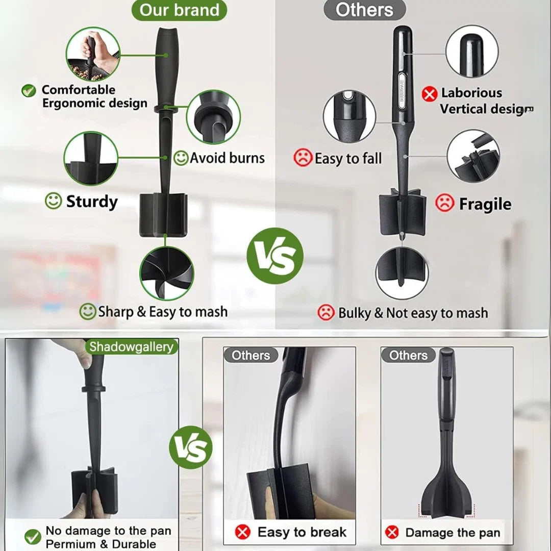 Meat Chopper Heat-Resistant Nylon Non-Scratch
