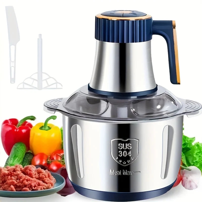 Meat Grinder Stainless Steel 5000 RPM 6-Blade 5 Liter