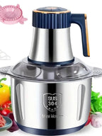 Meat Grinder Stainless Steel 5000 RPM 6-Blade 5 Liter
