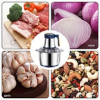 Meat Grinder Stainless Steel 5000 RPM 6-Blade 5 Liter