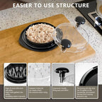 Meat Shredder Blade-Free Transparent Lid Dishwasher Safe