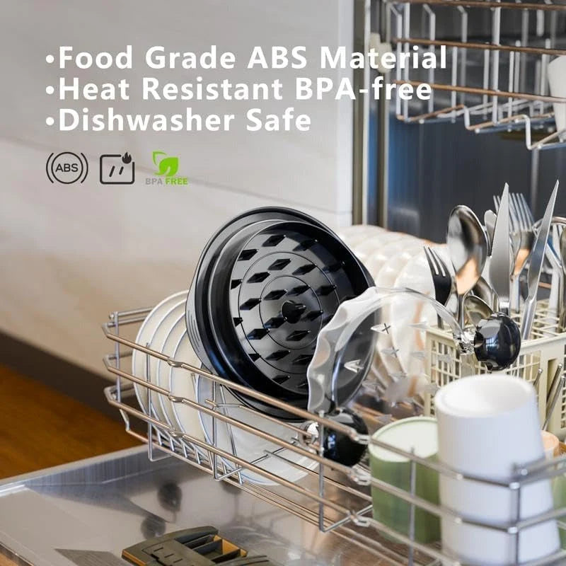 Meat Shredder Blade-Free Transparent Lid Dishwasher Safe