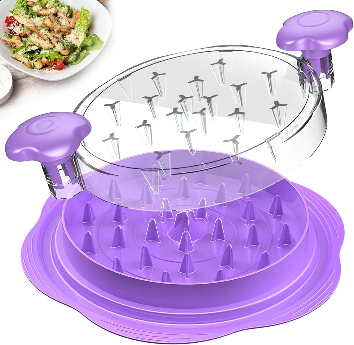 Meat Shredder Ergonomic Handle & Non-Slip Grip BPA-Free