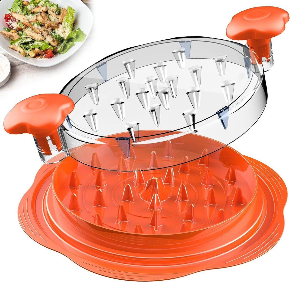 Meat Shredder Ergonomic Handle & Non-Slip Grip BPA-Free