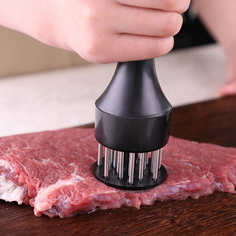 Meat Tenderizer 21-Blade 304 Stainless Steel Ergonomic Handle