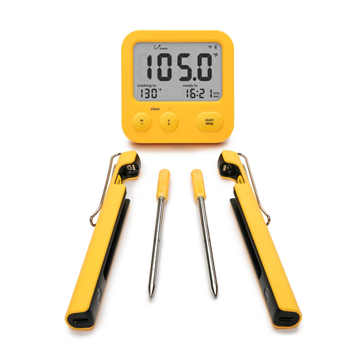 Meat Thermometer Dual-Probe Wireless Predictive Cooking