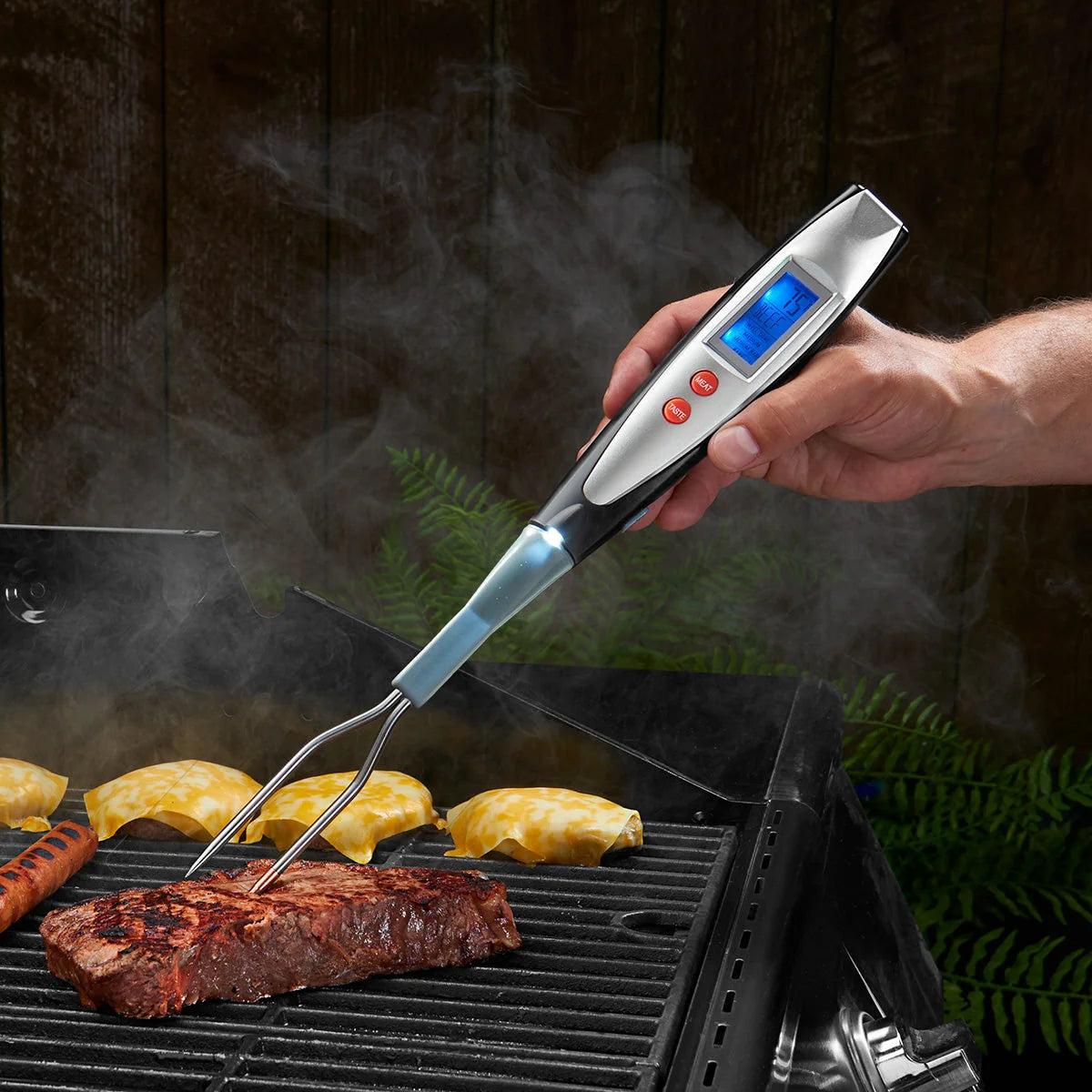 Meat Thermometer Instant-Read LED & Preset Programs
