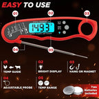 Meat Thermometer Instant-Read Stainless Steel Probe