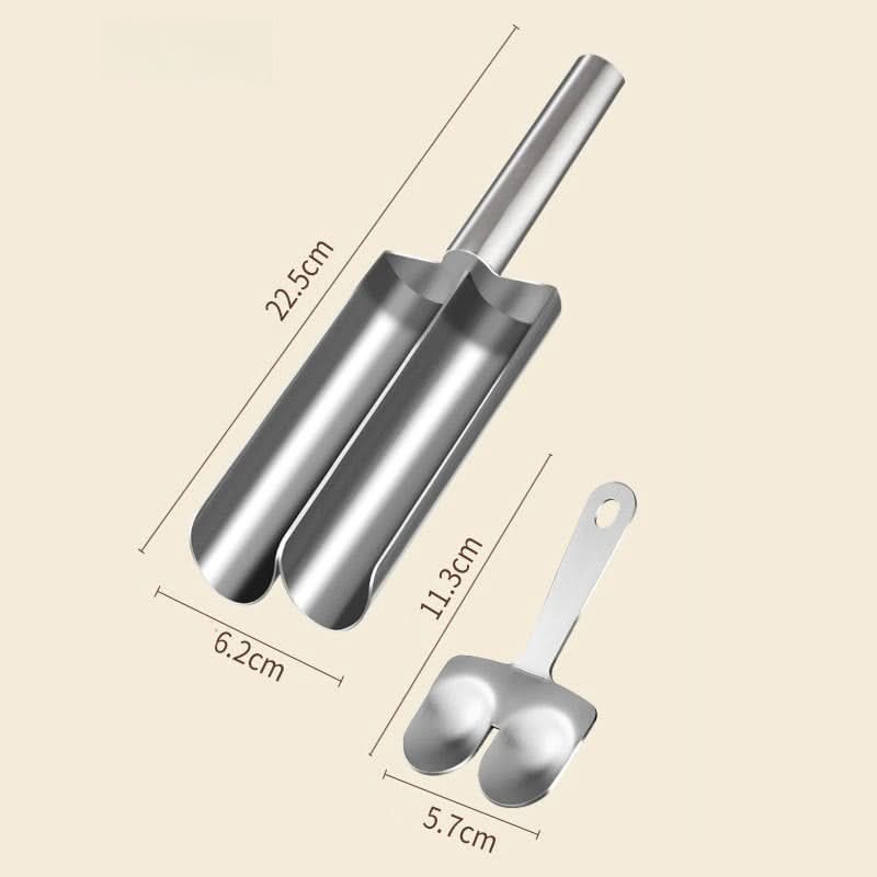 Meatball Maker Stainless Steel Multi-Slot & Easy-Release