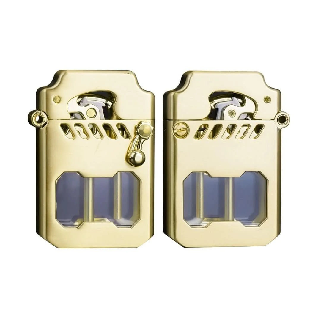 Mechanical Lighter Windproof Gear-Driven Metal Housing