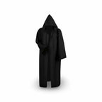 Medieval Knight Costume Hooded Tunic & Velvet Cape Textured Fabric