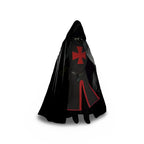 Medieval Knight Costume Tunic & Cloak Cross Emblem
