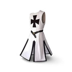 Medieval Knight Costume Tunic & Cloak Cross Emblem
