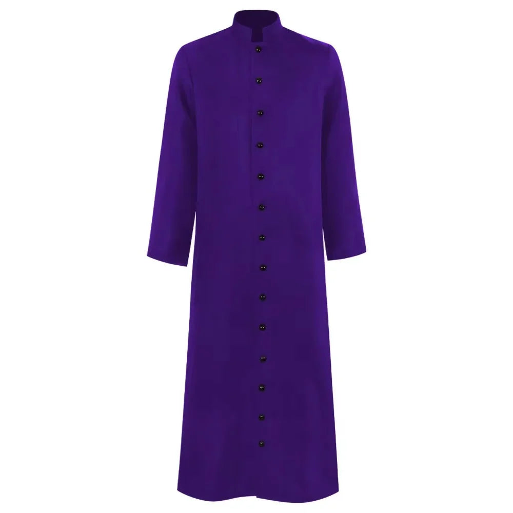 Medieval Robe Full-Length Hooded Soft Breathable