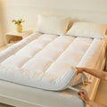 Memory Foam Mattress Topper Foldable Cooling Gel & Removable Cover