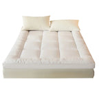 Memory Foam Mattress Topper Foldable Cooling Gel & Removable Cover