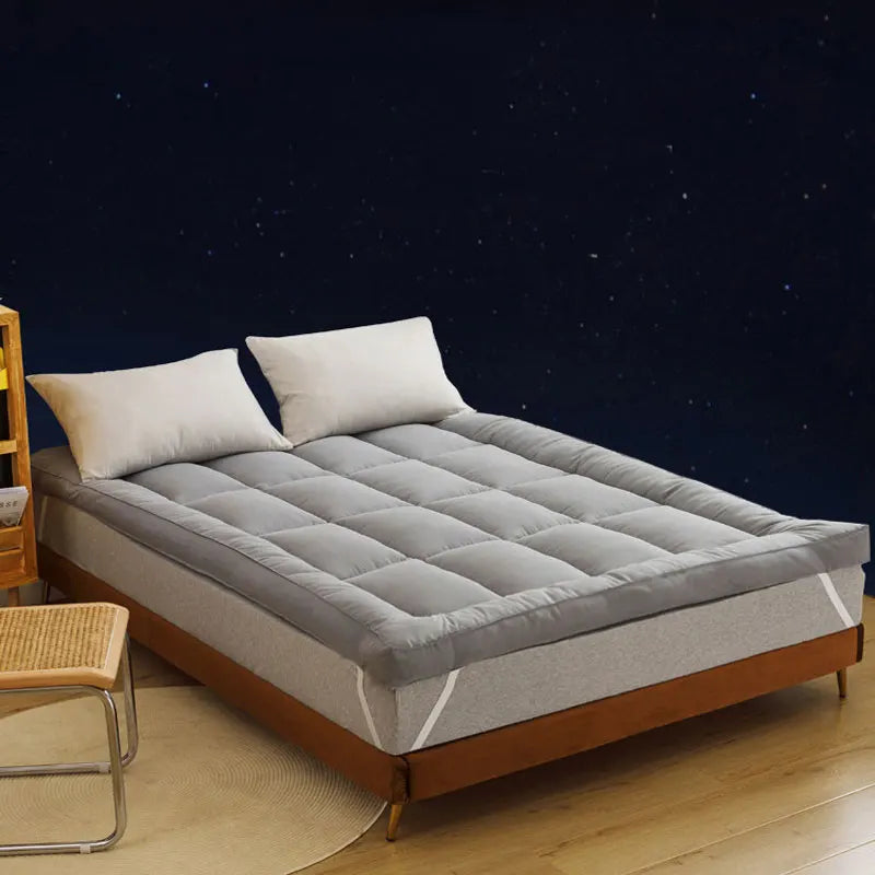 Memory Foam Mattress Topper Foldable Cooling Gel & Removable Cover