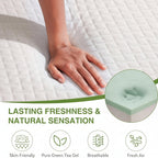 Memory Foam Mattress Twin Adaptive Support & Quilted Cover
