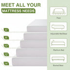 Memory Foam Mattress Twin Adaptive Support & Quilted Cover
