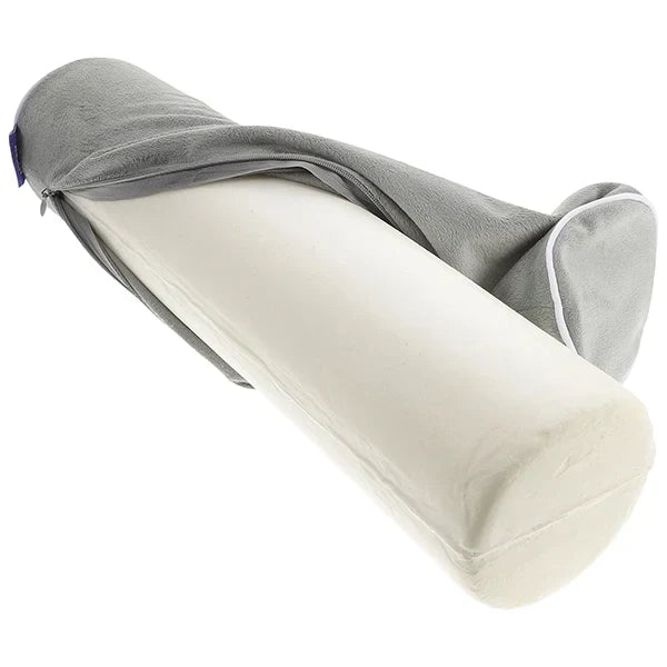 Memory Foam Neck Pillow Contoured Support & Cotton Cover