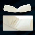 Memory Foam Neck Pillow Contoured Support & Cotton Cover