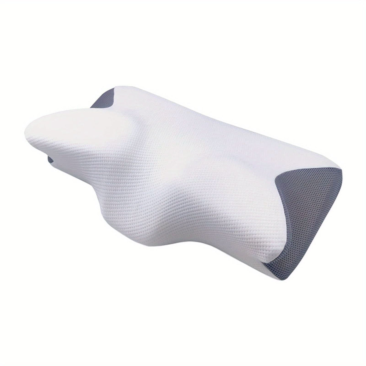 Memory Foam Neck Pillow Ergonomic Cervical Support Washable Cover