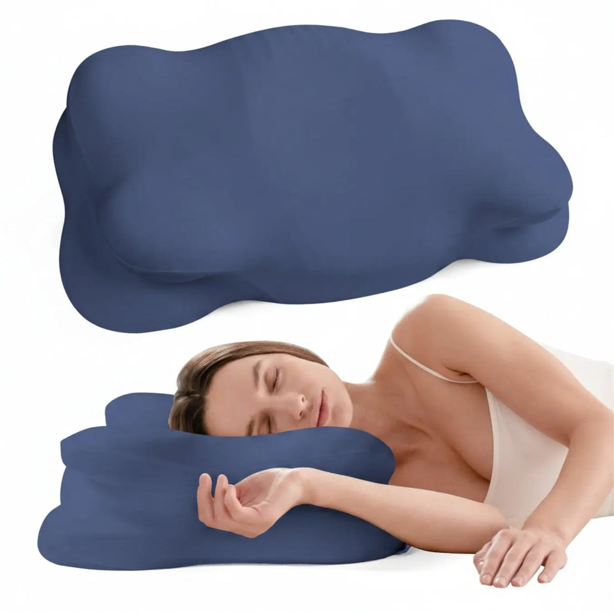 Memory Foam Pillow Adjustable Fill & Dual Height