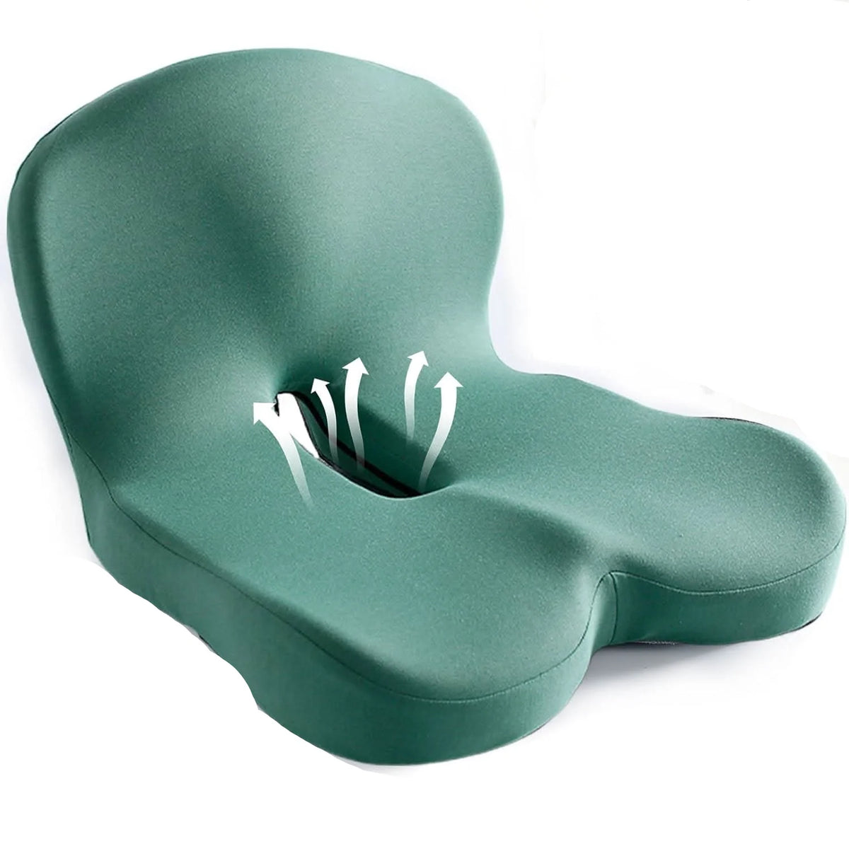 Memory Foam Seat Cushion Ergonomic Lumbar Support