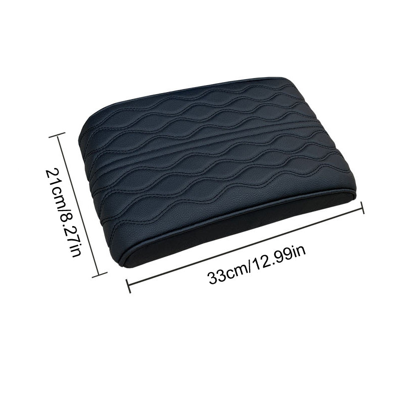 Memory Foam & Waterproof Microfiber Leather Console Armrest Pad (Strap-On)