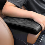 Memory Foam & Waterproof Microfiber Leather Console Armrest Pad (Strap-On)