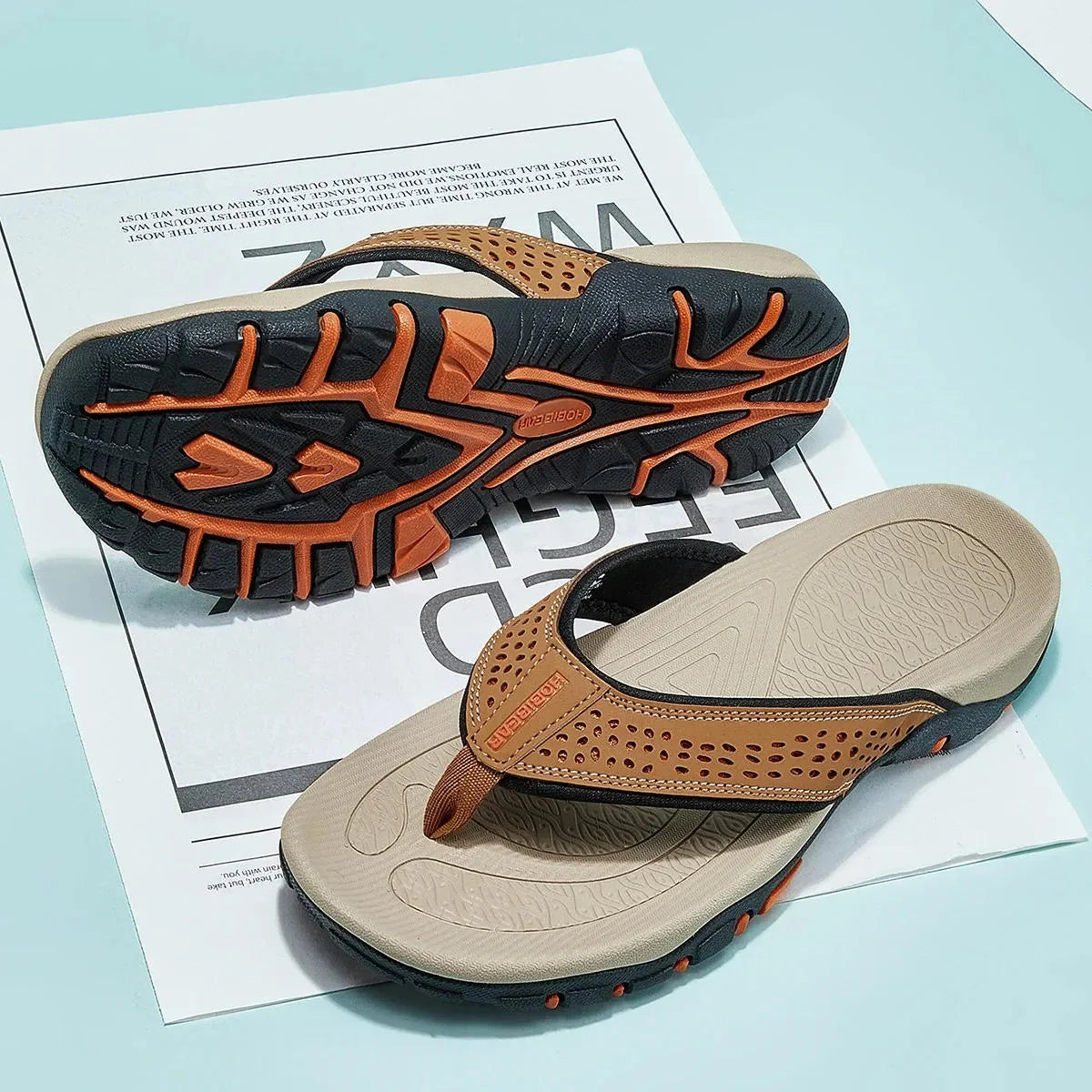 Men's Athletic Sandals Orthopedic Arch Support Cushioned Straps