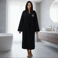 Men's Bathrobe Extra-Long Hooded Absorbent Flannel