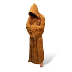 Men's Bathrobe Extra-Long Hooded Absorbent Flannel